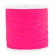 Macramé bead cord 0.8mm Neon azalea pink